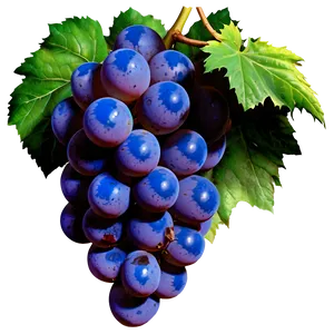 Grapes Emoji PNG 4