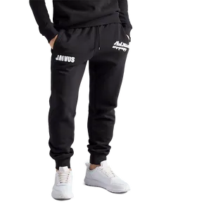 Graphic Black Sweatpants PNG Riy