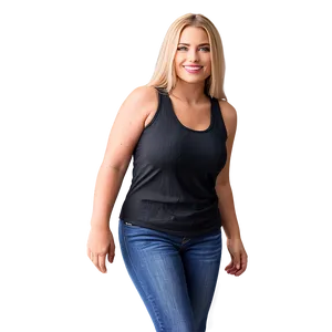 Graphic Black Tank Top Png 67 PNG image