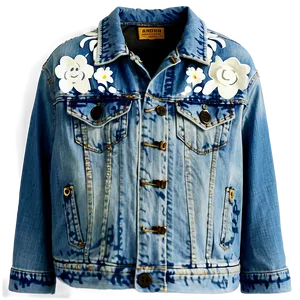 Graphic Jean Jacket PNG 06132024