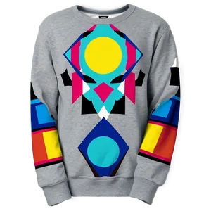 Graphic Print Sweatshirt Png 06132024 PNG image