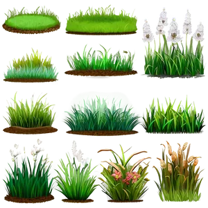 Grass Clipart Pack PNG Uxn91 PNG