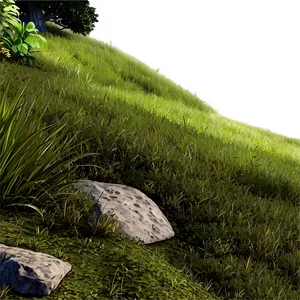 Grassy Hilltop View Png 17 PNG image