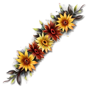 Gratitude Thanksgiving Border PNG Uep