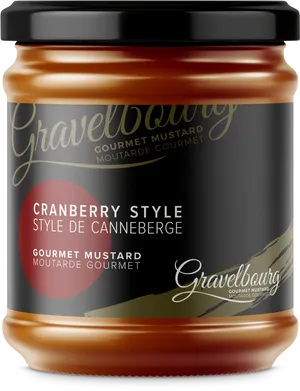 Gravelbourg Gourmet Cranberry Mustard Jar