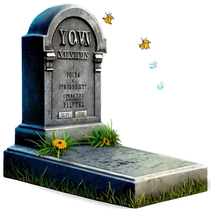 Graveyard Tombstone PNG Mmf
