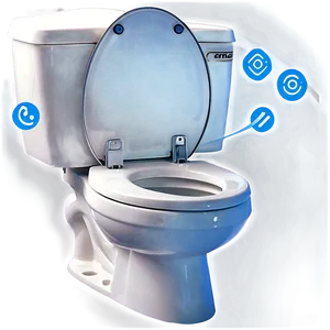 Gravity Flush System Toilet Png 05042024 PNG image