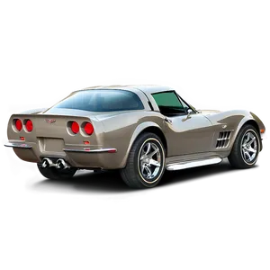 Gray Corvette PNG Mil75