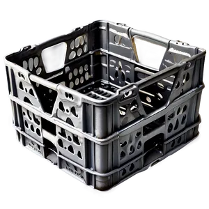 Gray Milk Crate Png 7 PNG image