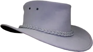 Gray Western Hat Isolated PNG