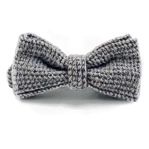 Gray Wool Bow Tie Png Ckd71 PNG image