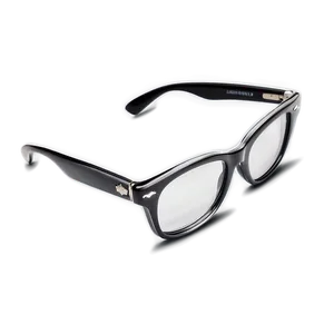Grayscale Eyeglasses Design PNG 06252024