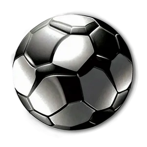 Grayscale Football Emblem PNG 06252024