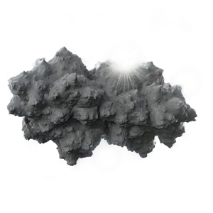Grayscale Star Cluster PNG 3