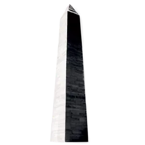 Grayscale Washington Monument Art PNG 12