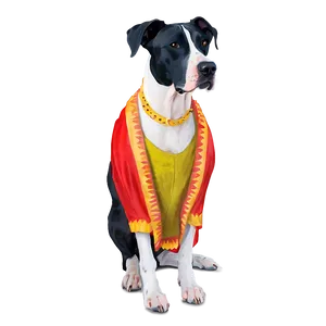 Great Dane In Costume PNG 99