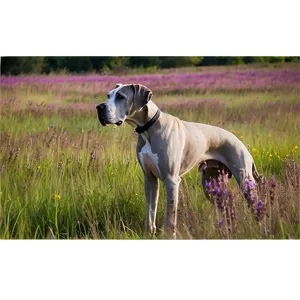 Great Dane In Field PNG Xlj PNG