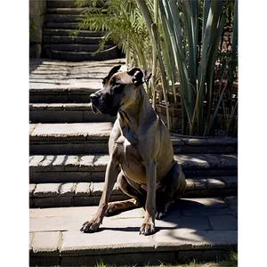 Great Dane In Shade PNG 06212024