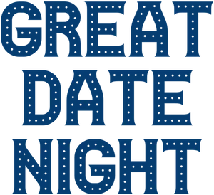 Great Date Night Text Graphic PNG image