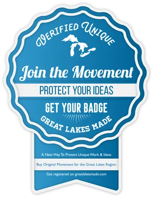 Great Lakes Movement Badge PNG image