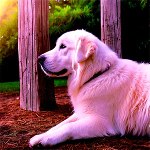 Great Pyrenees And Friends PNG Spk