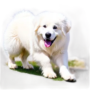 Great Pyrenees In Sunshine PNG 16