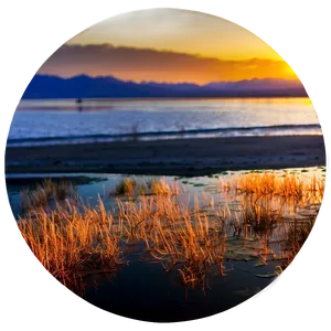 Great Salt Lake Sunset PNG 06292024 PNG