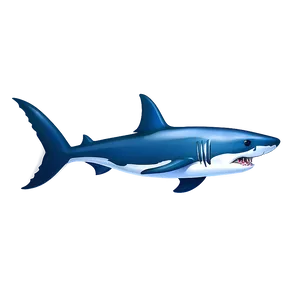 Great White Shark Cartoon Png Yfd PNG image