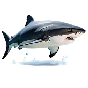 Great White Shark Jumping Png 06122024 PNG image