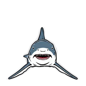 Great White Shark Sketch PNG 06122024