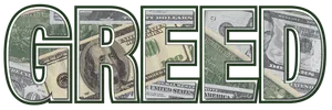 Greed Concepton U S Dollars