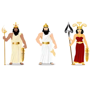 Greek Gods Illustration Png 06252024 PNG image