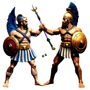 Greek Mythology Battles Png 06252024 PNG image