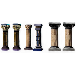 Greek Pillar Decoration Png 85 PNG image