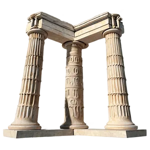 Greek Pillar Facade PNG 06212024