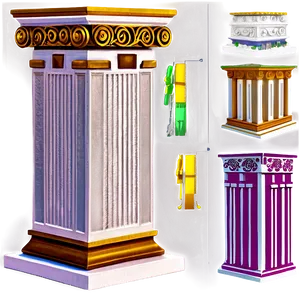 Greek Pillar Icon Png 39 PNG image