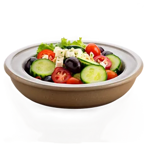 Greek Salad Plate PNG 82
