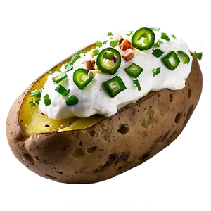 Greek Style Baked Potato PNG 06212024
