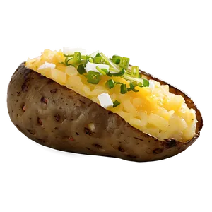 Greek Style Baked Potato PNG 53