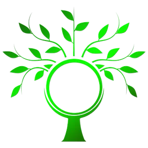 Green Abstract Tree Graphic