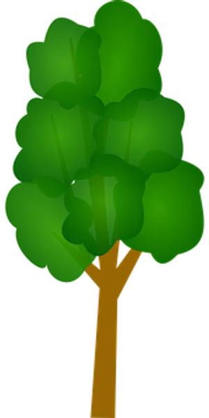 Green Abstract Tree Vector