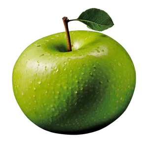 Green Apple C PNG image