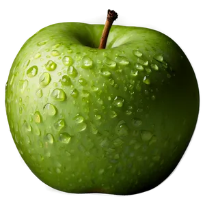 Green Apple Slice Png 06132024 PNG image