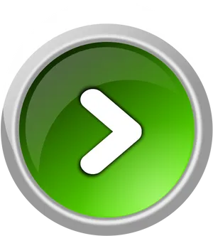 Green Arrow Button PNG