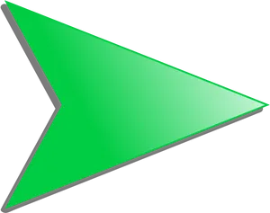 Green Arrow Icon PNG image