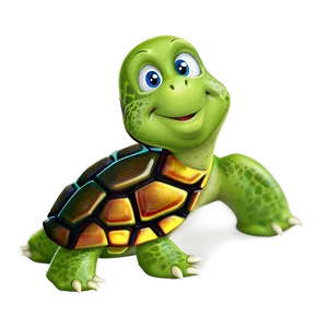 Green Baby Turtle PNG 06252024 PNG