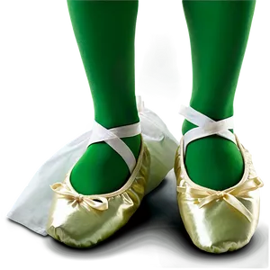 Green Ballet Shoes Png Fwp PNG image