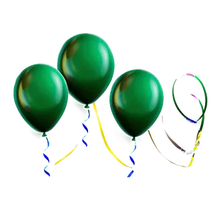 Green Balloons PNG Hvv