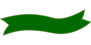Green Banner Ribbon Graphic