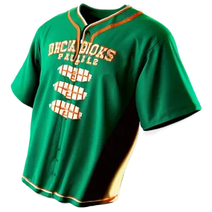 Green Baseball Jersey Png Oon87 PNG image